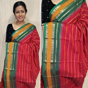 Pure cotton saree in Velthari design