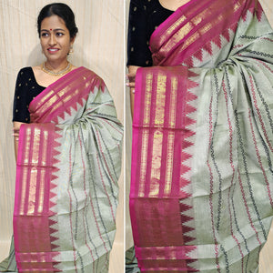 Pure cotton saree in Velthari design