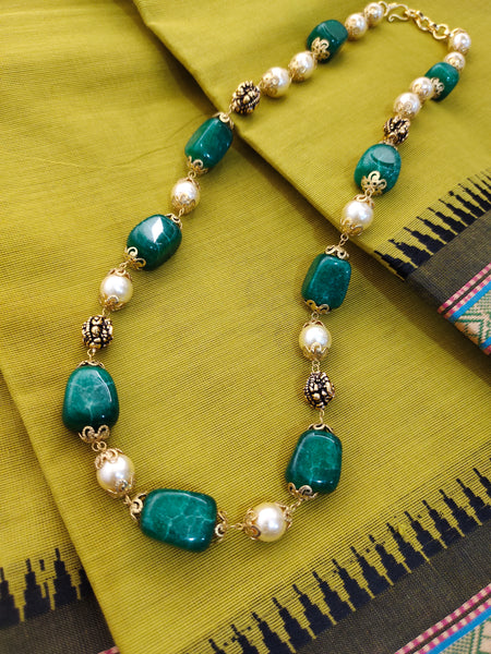 Handmade antique mala (Green)