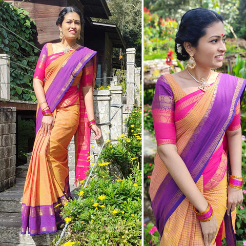 Pure cotton saree