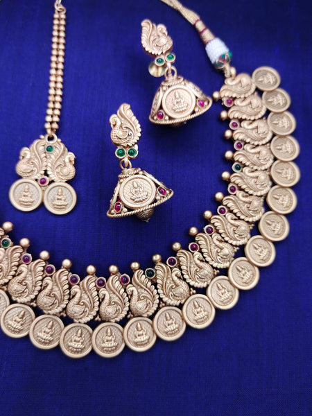 Choker, earrings and tikka set