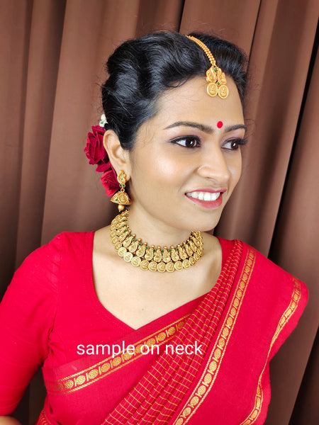 Choker, earrings and tikka set