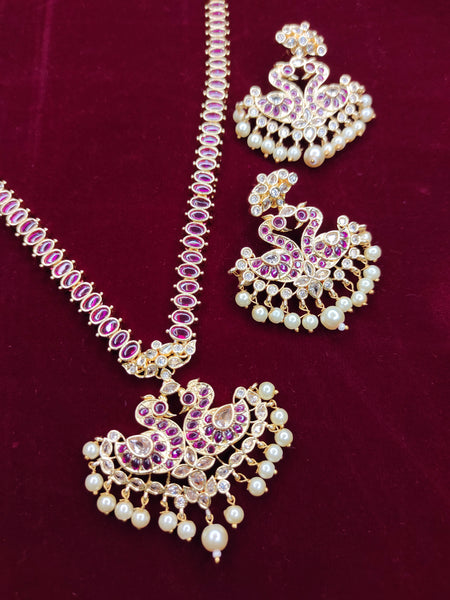 Premium quality long chain set in swan design